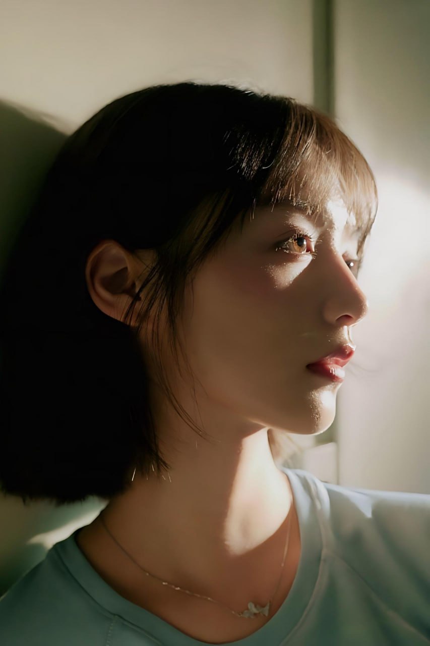 The charm and elegance of an Asian beauty