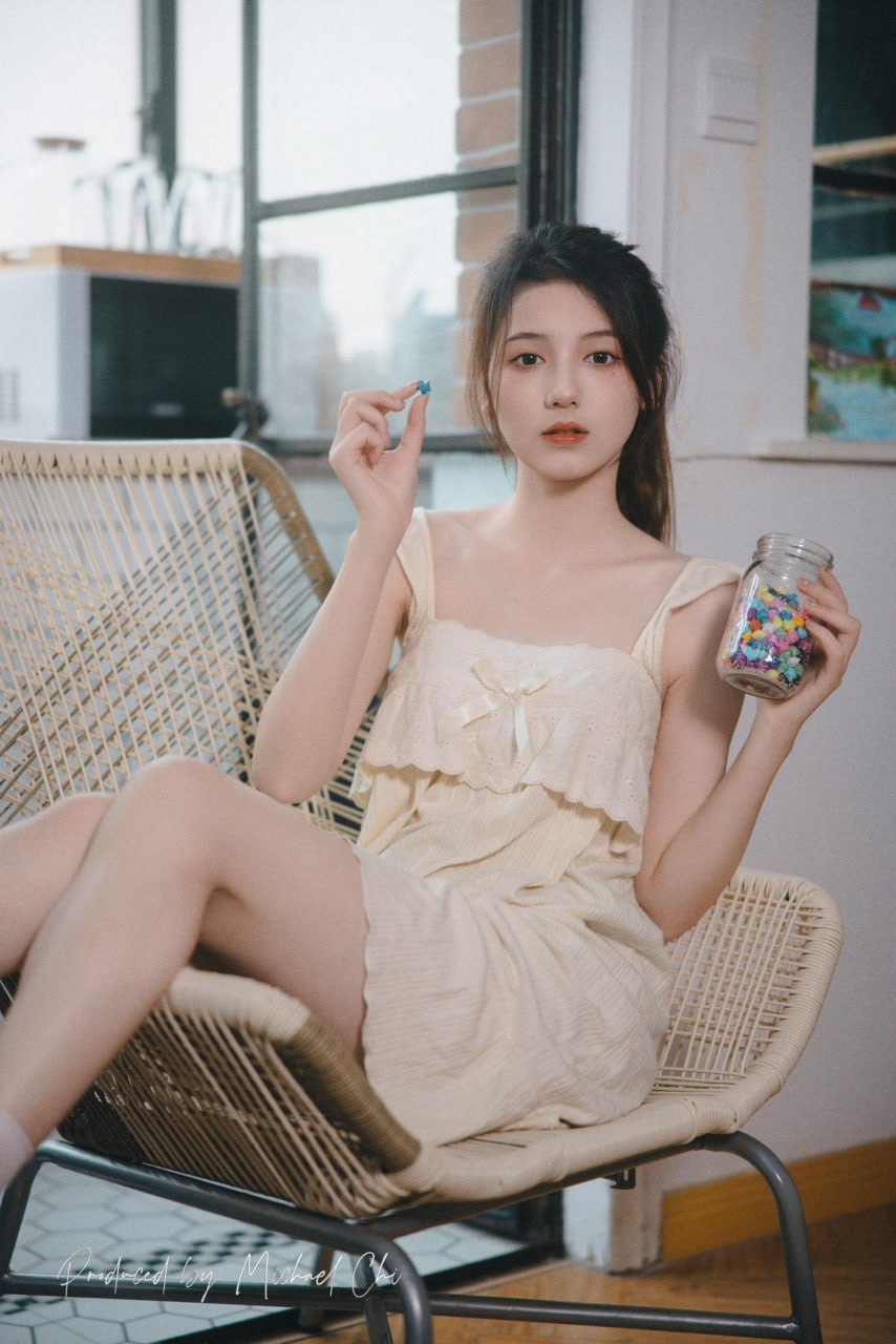 Stylish portrait of a beautiful Asian lady